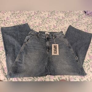 Refuge Denim Size 01 Blue Wash Carpenter Baggy Wide Leg Jeans